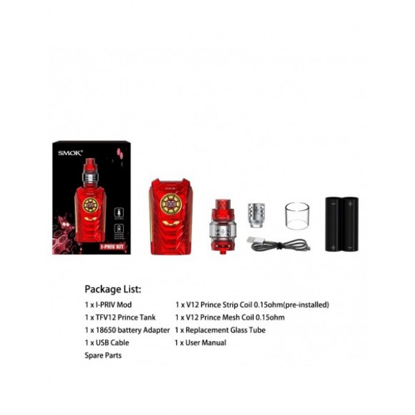 SMOK I-PRIV Kit With TFV12 Prince Tank