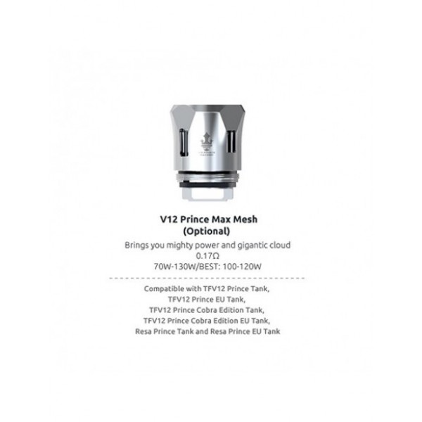 SMOK TFV12 Prince Mesh Coils: Max Mesh/Dual Mesh/Triple Mesh Coil