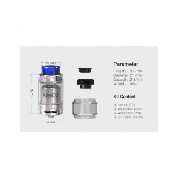 Vandy Vape Kensei 24 RTA Tank 2ml/4ml