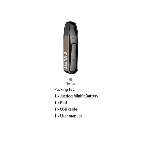 JUSTFOG Minifit Kit 370mAh AIO Pod System 1.5ml Capcity