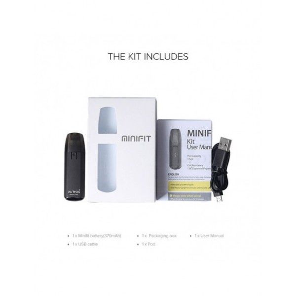 JUSTFOG Minifit Kit 370mAh AIO Pod System 1.5ml Capcity