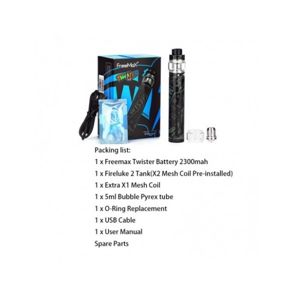 FREEMAX Twister 80W Kit 2300mAh With 5ml Fireluke 2 Tank