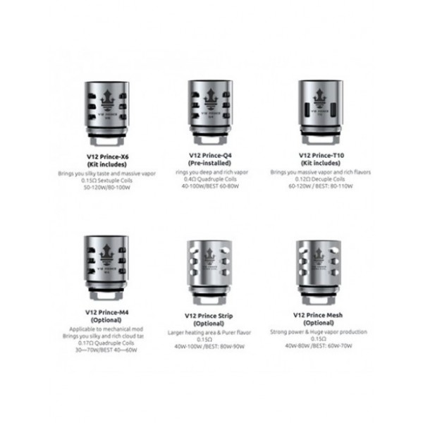 SMOK TFV12 Prince Coils