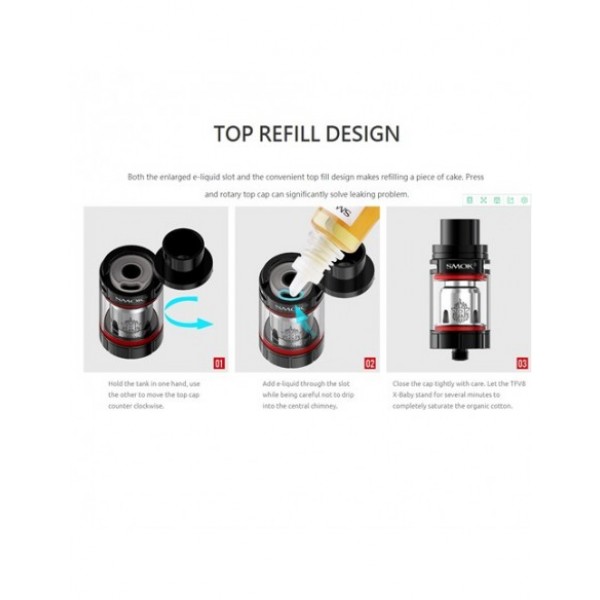 SMOK TFV8 X-Baby Coils M2/Q2/X4/T6/RBA Beast Brother