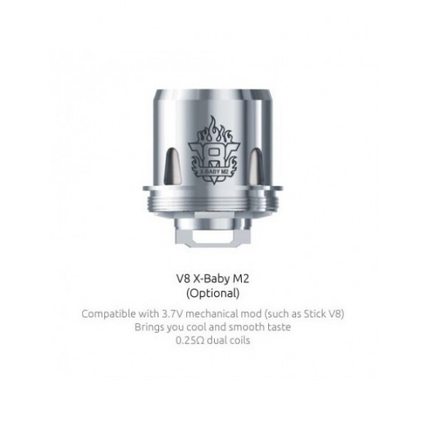 SMOK TFV8 X-Baby Coils M2/Q2/X4/T6/RBA Beast Brother