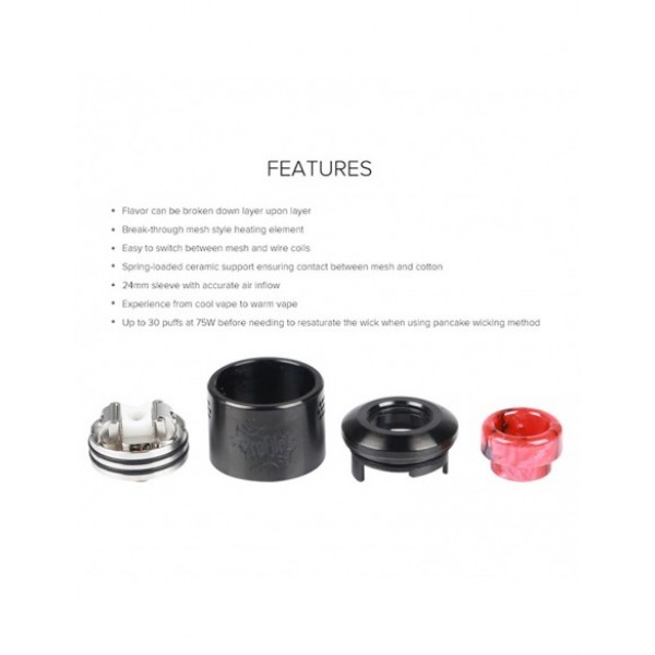 WOTOFO Profile 24mm Mesh RDA With Mesh Style Coil