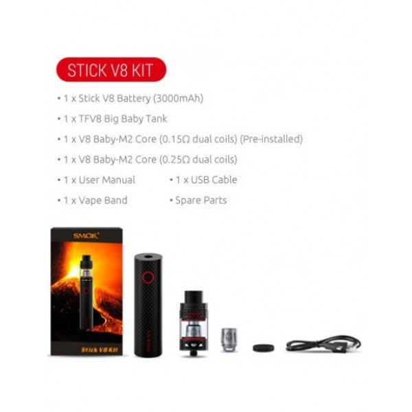 SMOK Stick V8 Starter Kit - 5ml & 3000mah