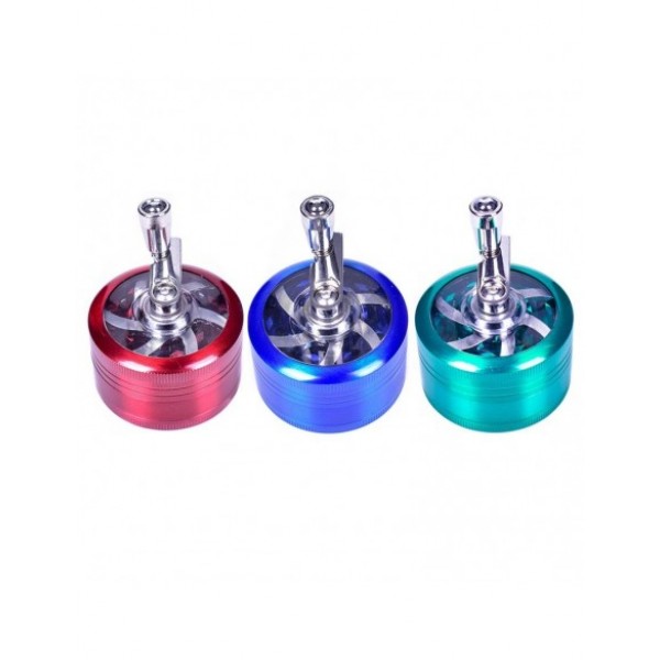 The Cutter Hand Cranked Three Piece Grinder 50mm