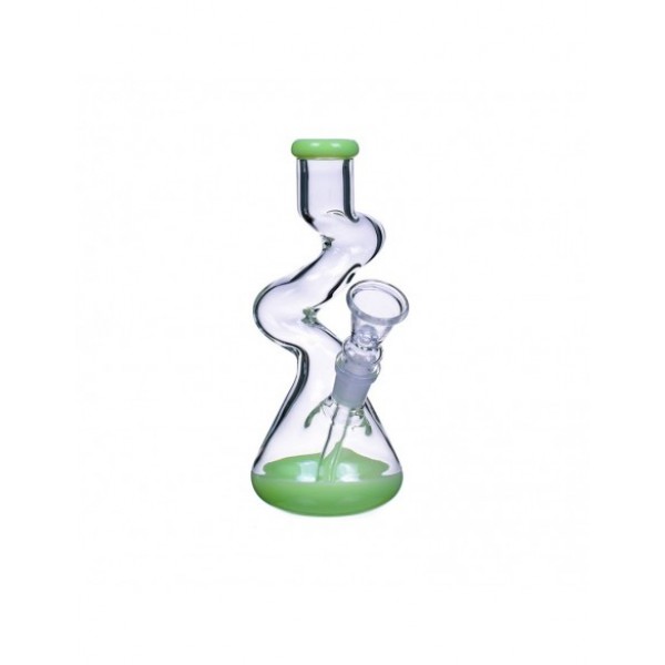 The Goliath Curved Neck Double Zong Bong 8 Inches