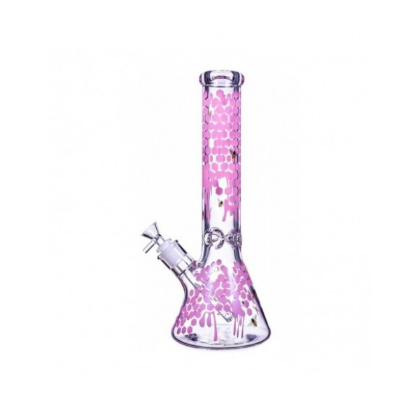 The Apiary Honeycomb Beaker Bong 10 Inches